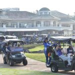 Iring-iringan golf car peserta PYGT 2026. Foto: Transportasimedia.com