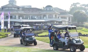 Iring-iringan golf car peserta PYGT 2026. Foto: Transportasimedia.com