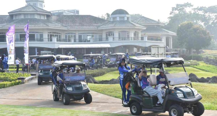 Iring-iringan golf car peserta PYGT 2026. Foto: Transportasimedia.com