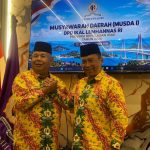 Laksma TNI (Purn.) Dr. Bambang Wahyudi (kanan) terpilih secara aklamasi sebagai Ketua Dewan Pimpinan Daerah Ikatan Alumni Lembaga Ketahanan Nasional Republik Indonesia (DPD IKAL Lemhannas) Provinsi Kepulauan Riau periode 2026–2031. Foto: Keprisatu.com